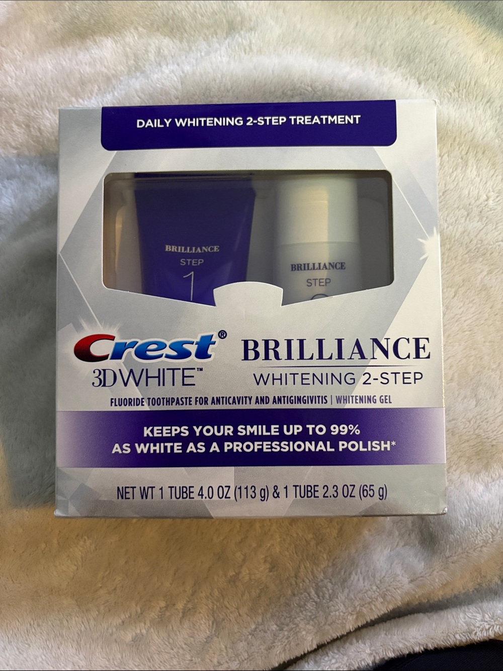 Crest 3D White Brilliance Whitening 2-Step